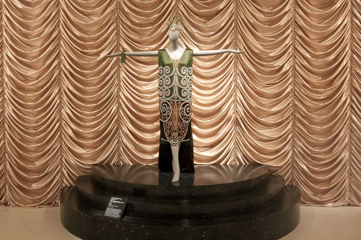 Art Deco exhibition build at the NGV
