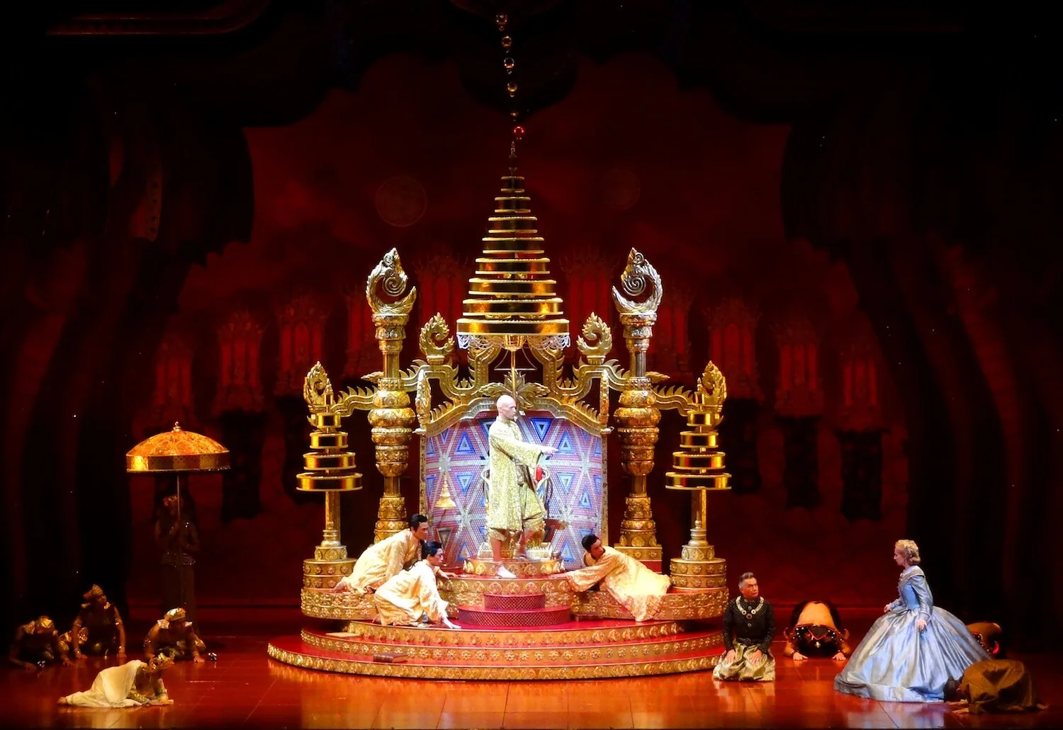 Set built for The King and I
