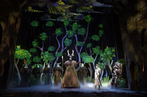 Set built for Spamalot